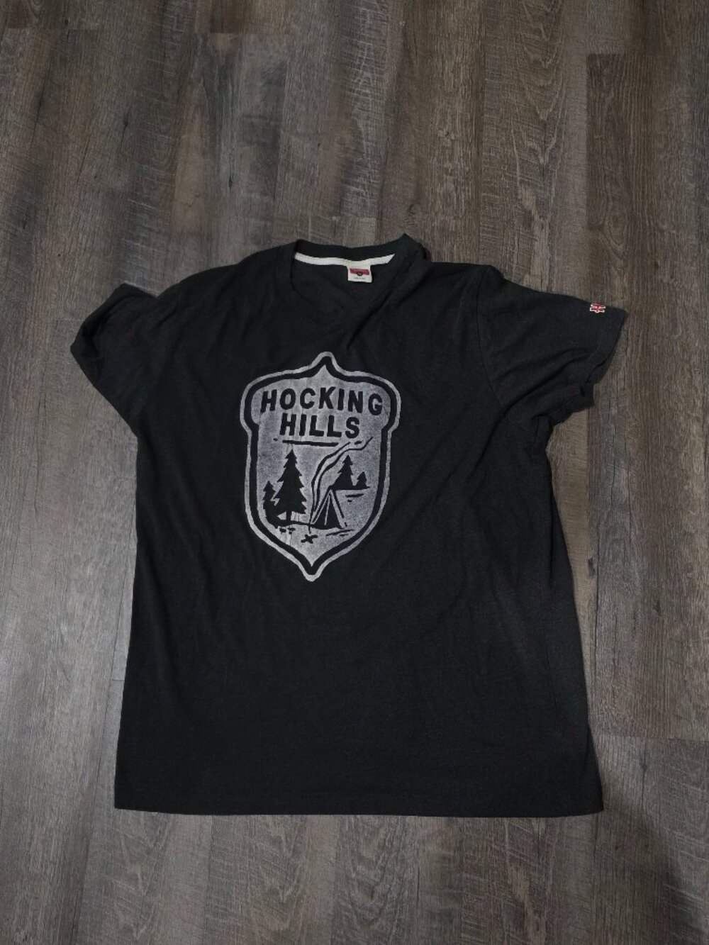 Homage HOCKING HILLS Shirt Size XL HOCKING HILLS T-Shirt Ohio Parks Hiking